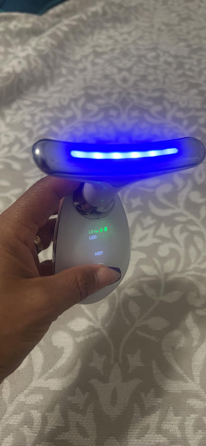 SKIN EMS Red Light LED Therapy Face Lifter - Lift your face & neck sagging skin!